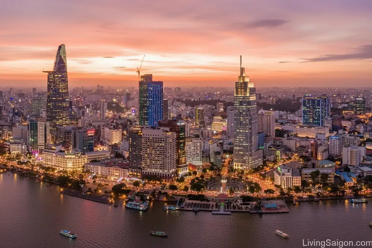 district 1 ho chi minh city urban center lifestyle