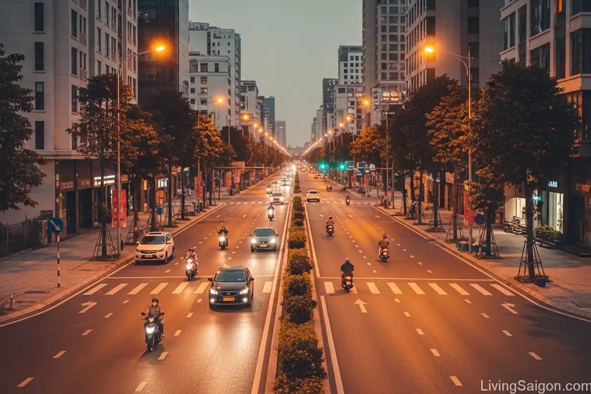 district 7 ho chi minh city clean streets urban planning