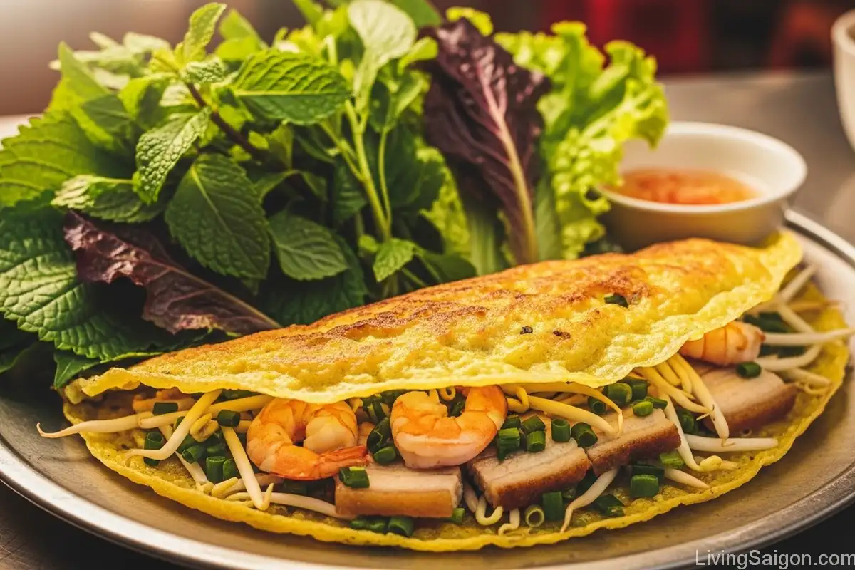 must-try dishes saigon banh xeo crispy vietnamese pancake