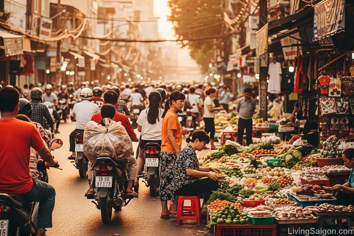 ho chi minh city street life daily lifestyle
